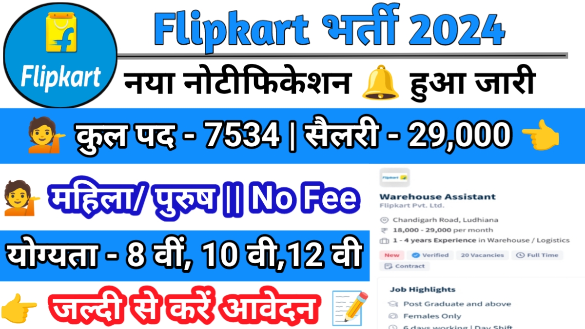 Flipkart New Recruitment 2024