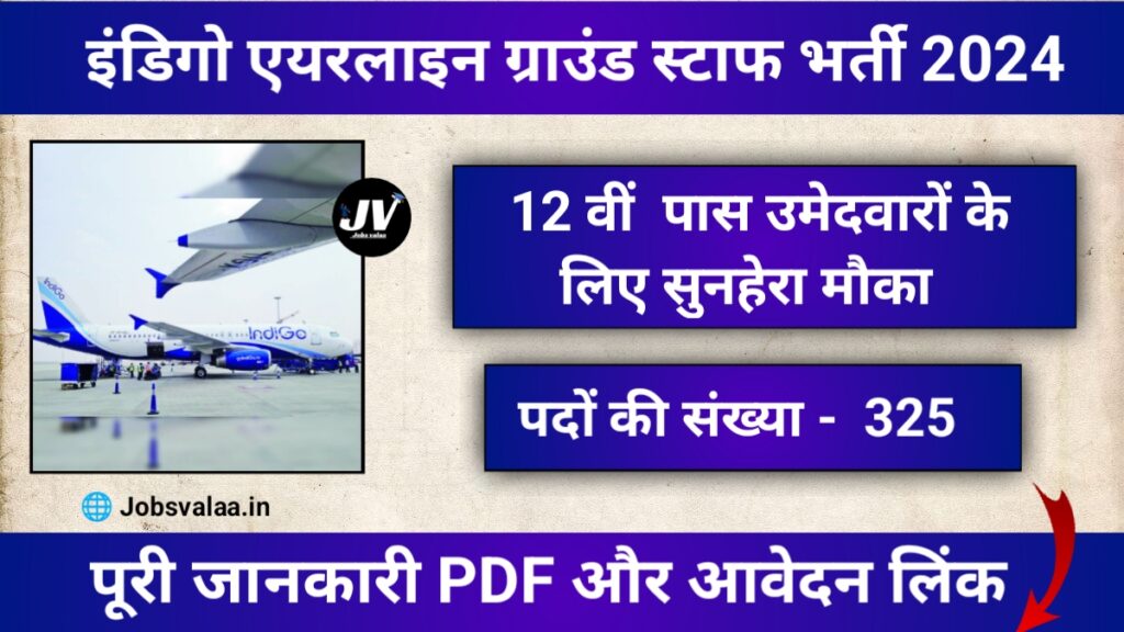 Indigo Airline Airport Bharti 2024