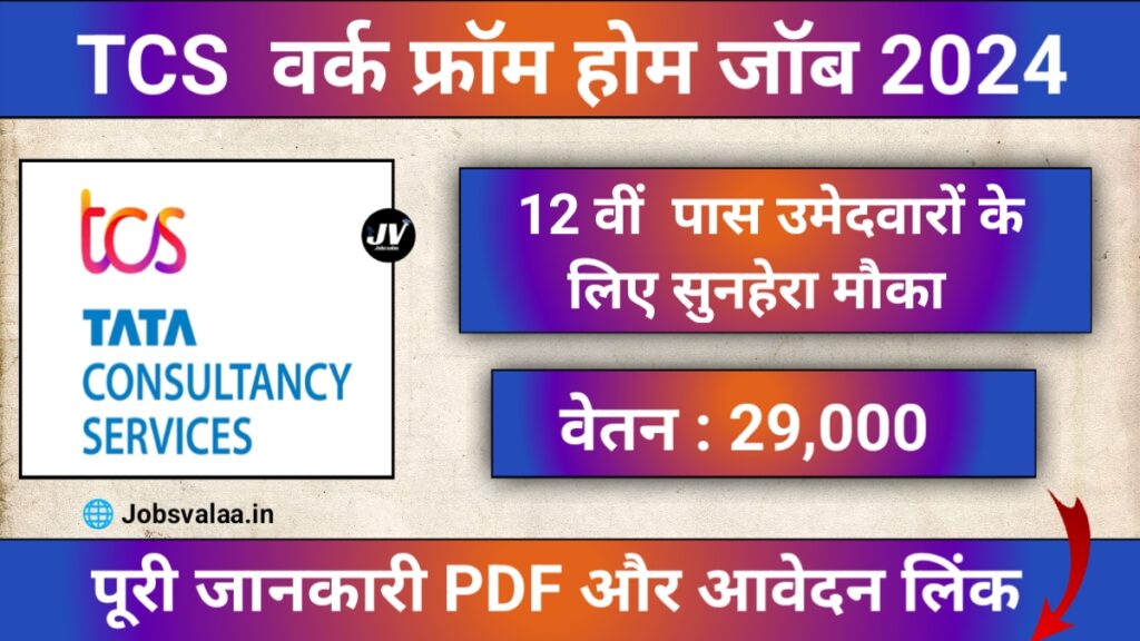 TCS Work From Home Job 2024