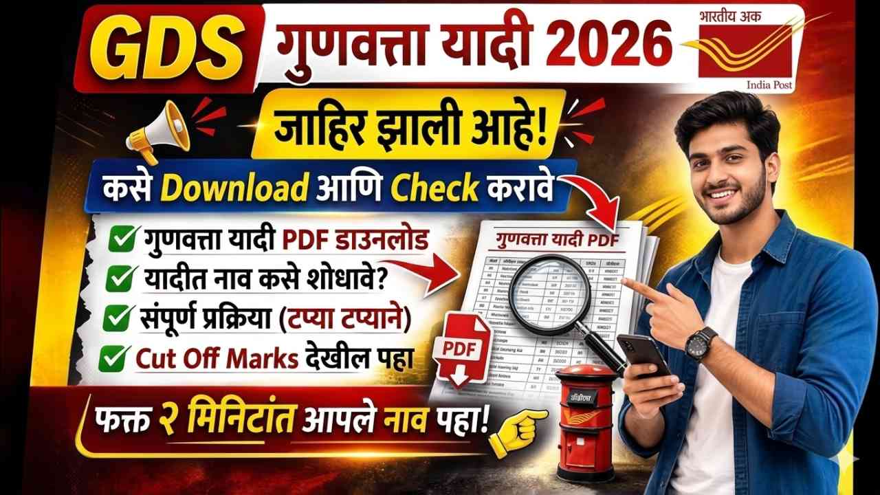 India Post GDS Result 2026